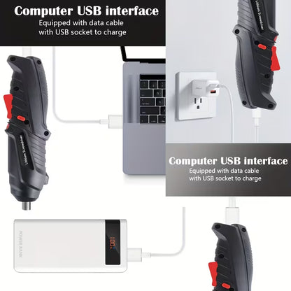 MINIDESTORNILLADOR INALÁMBRICO 47 PIEZAS