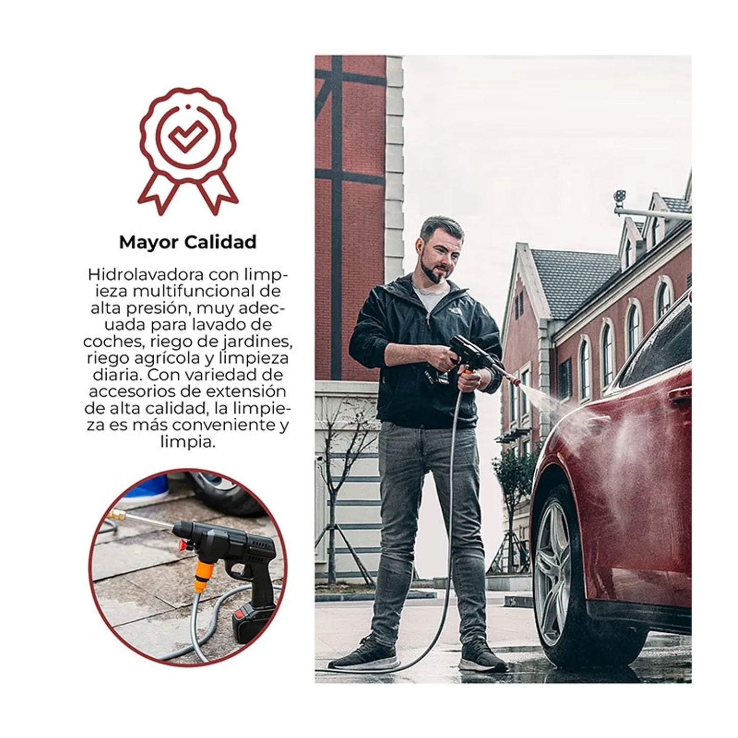 HIDROLAVADORA PORTÁTIL 40V