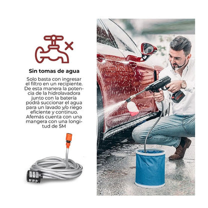 HIDROLAVADORA PORTÁTIL 48V
